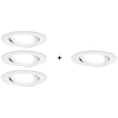 Paulmann Nova Beépíthető lámpa 4 részes készlet LED LED 24 W Fehér (matt) (4064161325842) (4064161325842)