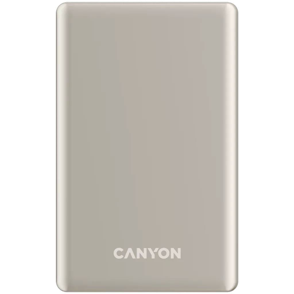 Canyon OnPower 505 Slim Magsafe 5000mAh Power Bank bézs (CNS-CPB505BE) (CNS-CPB505BE)