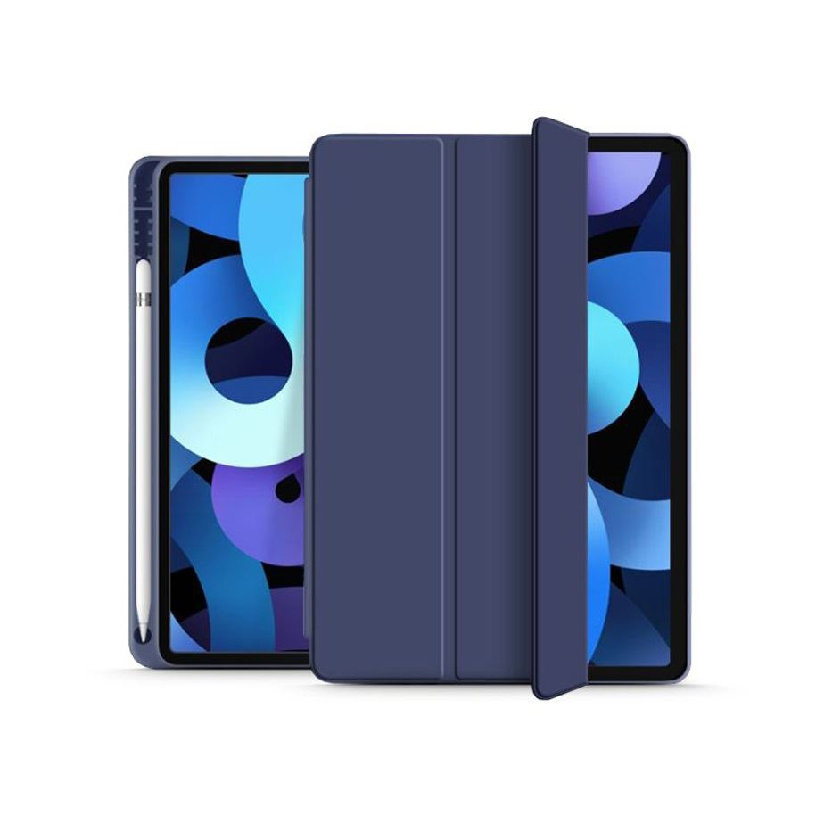 Haffner Apple iPad Air 4/Air 5 10.9 on/off funkcióval Pencil tartóval védőtok navy blue (FN0335) (FN0335)