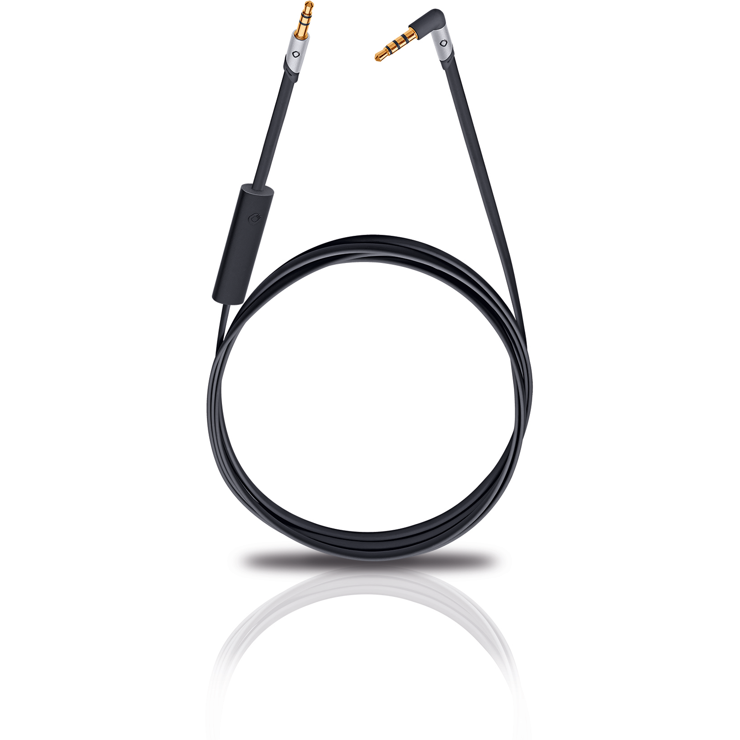 Oehlbach 35008 3,5mm jack apa - 3,5mm jack apa kábel 1,5m - Fekete
