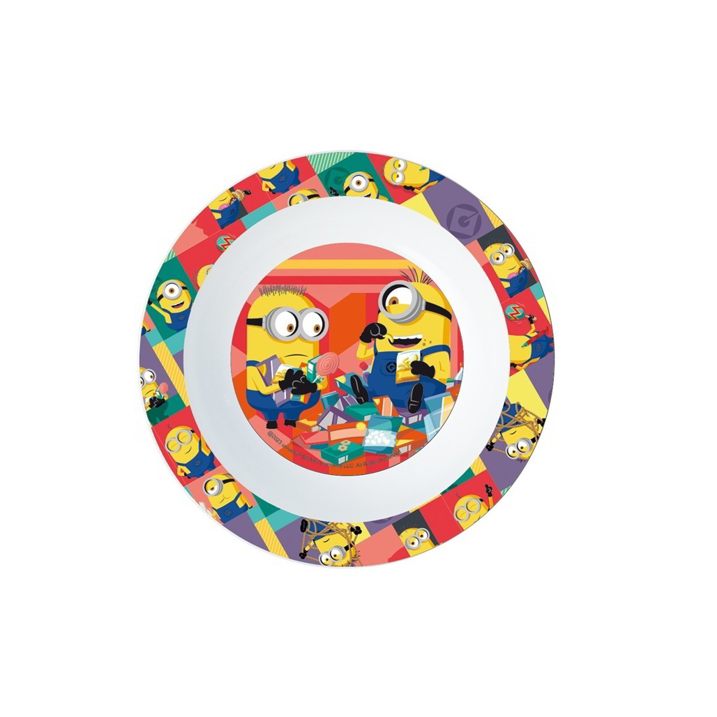 Iris Gru Disney Műanyag mikrózható gyerek mélytányér - 18 cm (674638)