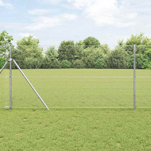 Hegesztett Drótháló Kerítés Ezüst 1.2 x 50 m Acél