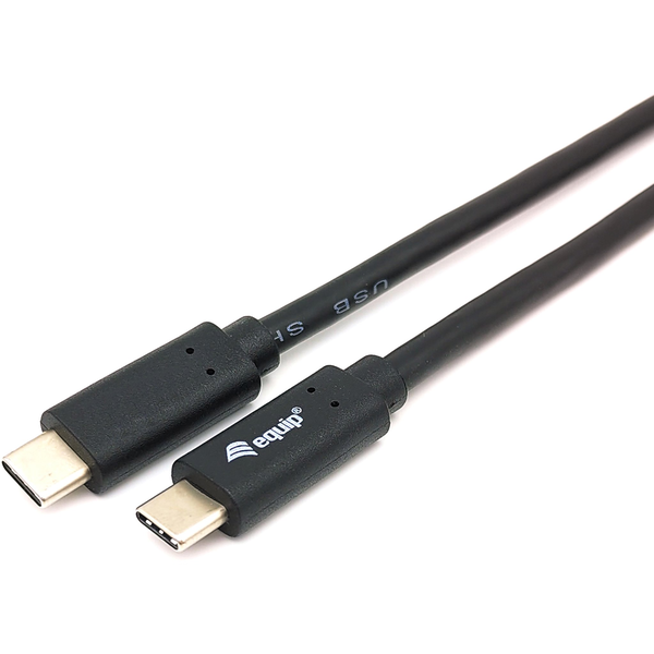 Equip 128348 cabo USB USB 3.2 Gen 1 (3.1 Gen 1) 0,5 m USB C Preto