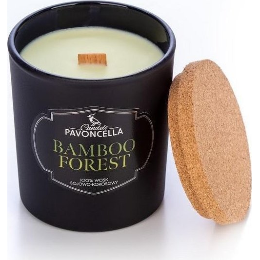 Świeczka sojowa Bamboo Forest czarna 135g
