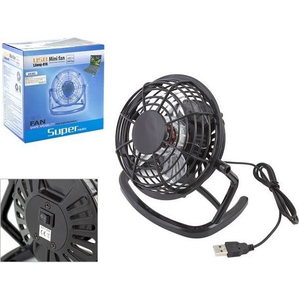 Wentylator USB Alpinestars czarny (509-uniw)