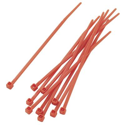 Kábelkötöző készlet 100 mm piros Tru Components 1592780 TC-PBR-100-4RD203 100 db (1592780)