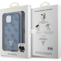 Guess GUHCP15SP4TDSCPB iPhone 15 6.1" Kék Keménytok Crossbody 4G Fém Logo