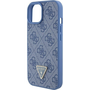 Guess GUHCP15SP4TDSCPB iPhone 15 6.1" Kék Keménytok Crossbody 4G Fém Logo