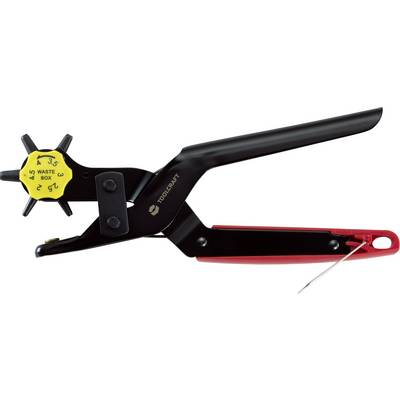 TOOLCRAFT TO-6425610 Revolver lyukasztó fogó 2 mm, 2.5 mm, 3 mm, 3.5 mm, 4 mm, 4.5 mm 230 mm 1 db (TO-6425610)