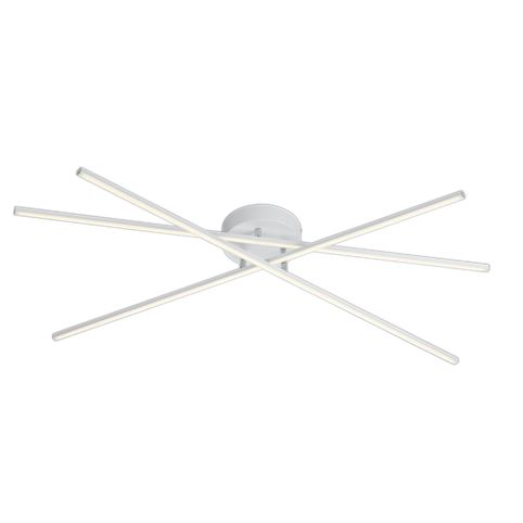 Trio 671610331 Tiriac 8W 950lm 3000K mennyezeti lámpatest fehér (t671610331)