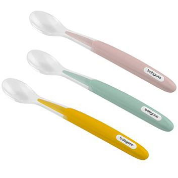 BabyOno Szilikon gyerek kanál, vegyes színek, 1 db (5901435407912)
