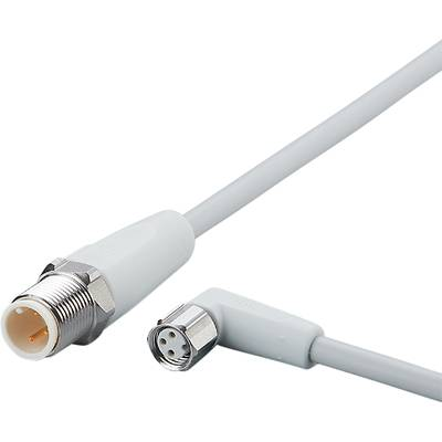 ifm Electronic EVF242 Összekötő vezeték Dugó, egyenes, Alj, hajlított 0.3 m Pólusszám: 3, 3 1 db