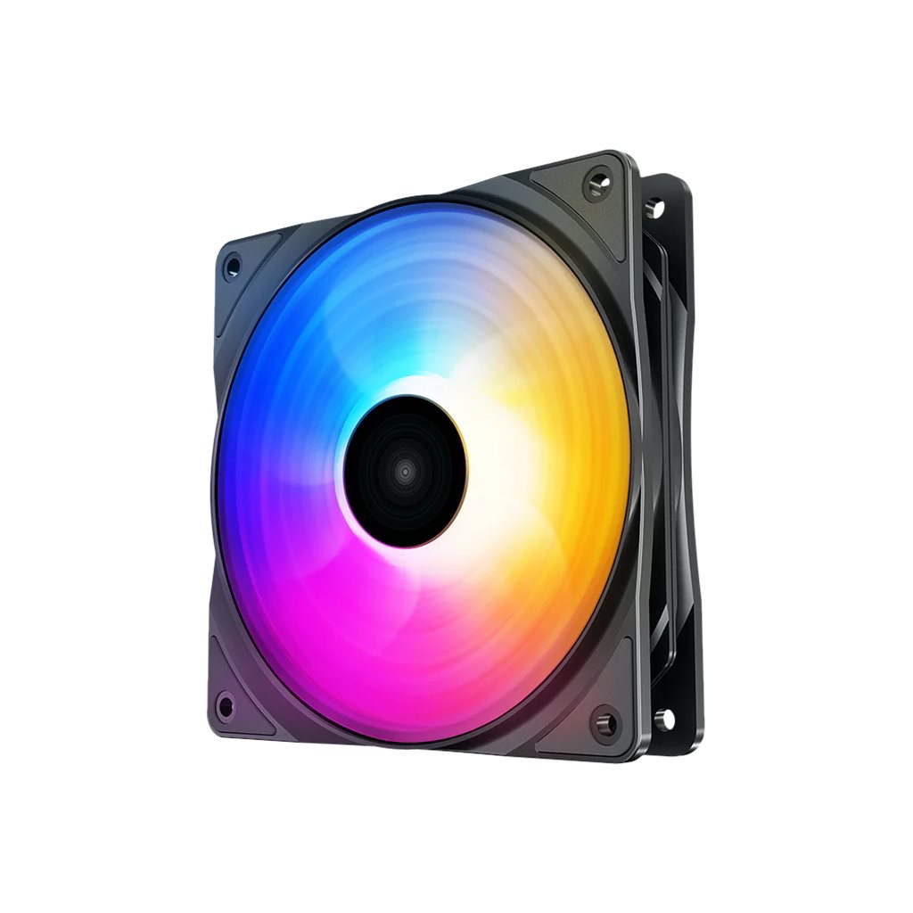 DeepCool RF120 FS Počítačová skriňa Ventilátor 12 cm Čierna 1 kusov (DP-FLED3-RF120-FS)