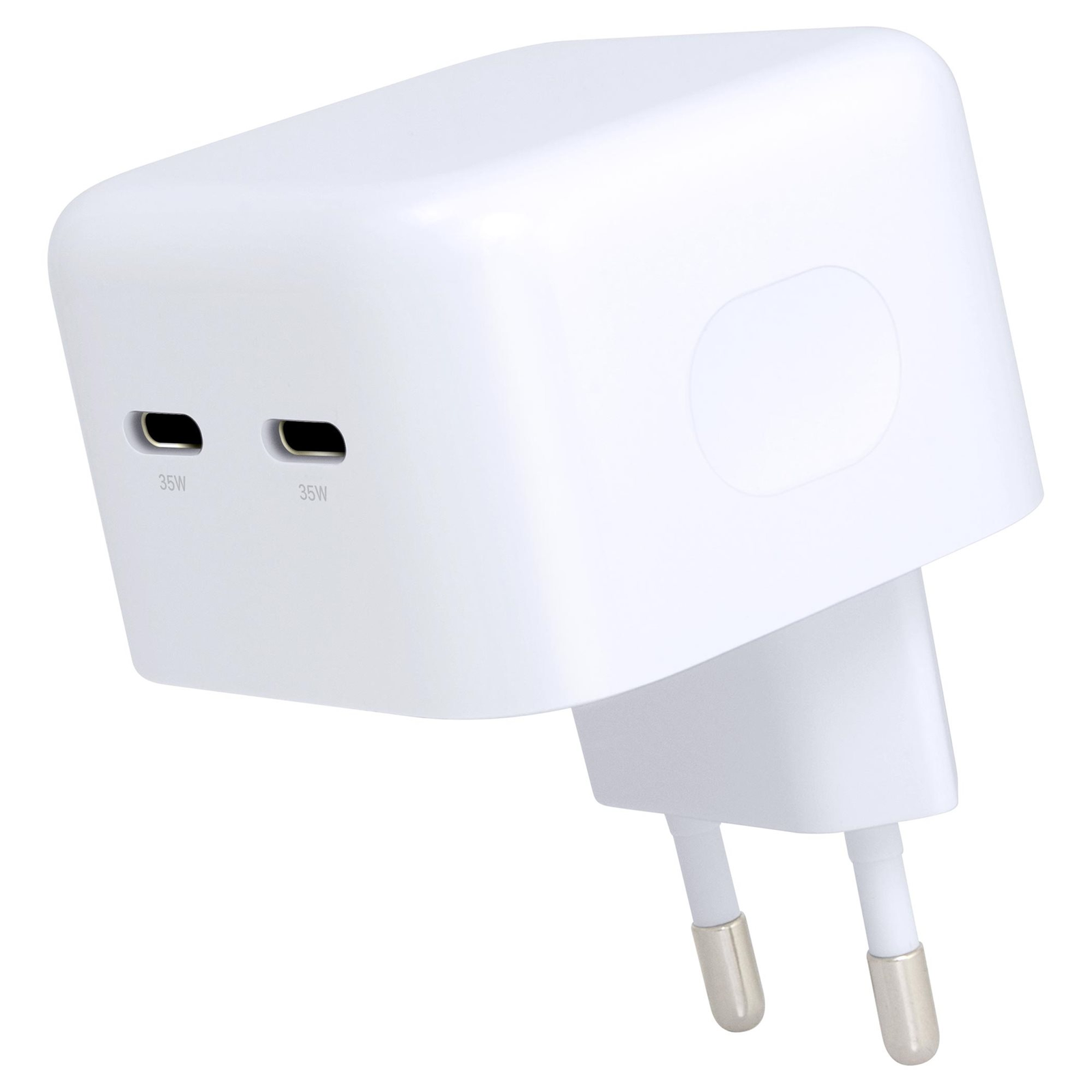 Yenkee YAC 2133 2xUSB-C Hálózati töltő - Fehér (36W) (YAC 2133)