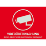 ABUS AU1320 Figyelmeztető matrica Videó felügyelet Nyelvek Német (Sz x Ma) 148 mm x 105 mm
