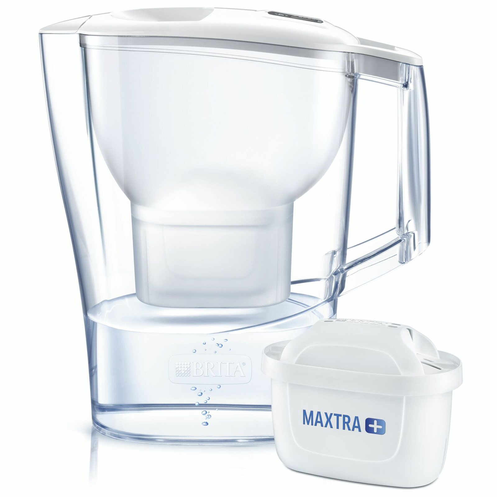 Brita Aluna Vízszűrő kancsó 2,4L fehér + Maxtra Pro ALL-IN-1 szűrőbetét (124595)