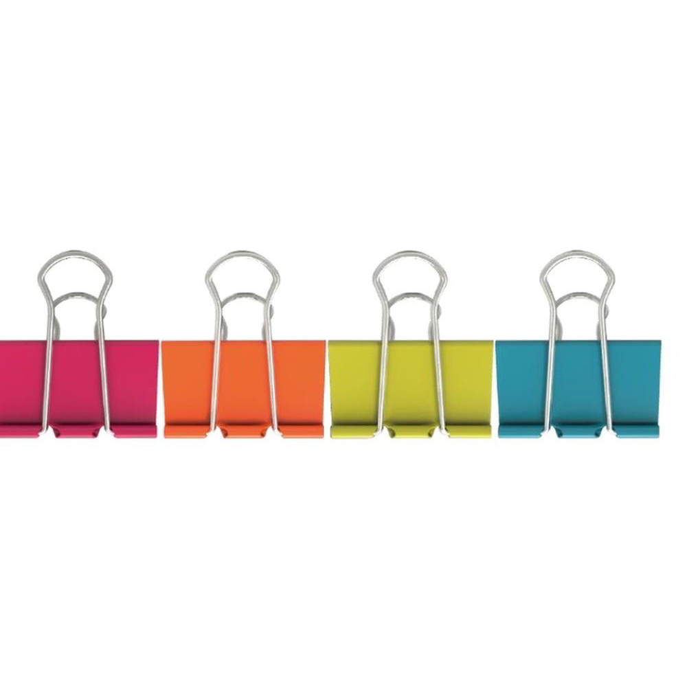 Deli Vivid 19mm Színes iratcsipesz (25 / db csomag) (DEL08558)