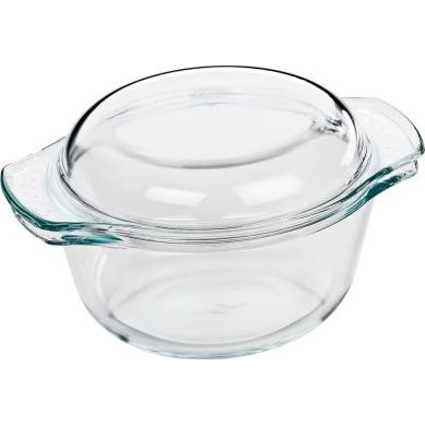 Kuchenprofi Naczynie żaroodporne z pokrywką Kuchenprofi, szkło borokrzemowe, śred. 18 x 11,5 cm