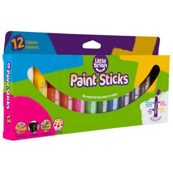LITTLE BRIAN PAINT STICKS standard, 12-pack