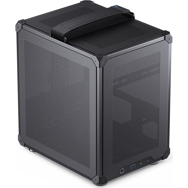 Jonsbo C6 Handle Black Mini torony Ház, Gaming doboz, Számítógép ház Fekete