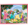 Disney Hercegnők 2 az 1-ben maxi 24db-os puzzle és színező 70x50cm - Lisciani