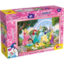Disney Hercegnők 2 az 1-ben maxi 24db-os puzzle és színező 70x50cm - Lisciani