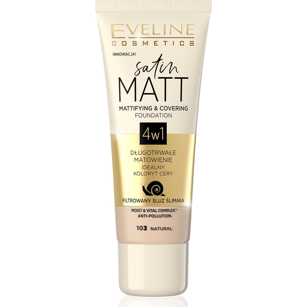 EVELINE COSMETICS Satin Matt No 103 Natural, 30 ml