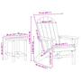 3 darabos kerti lounge szett világosszürke HDPE