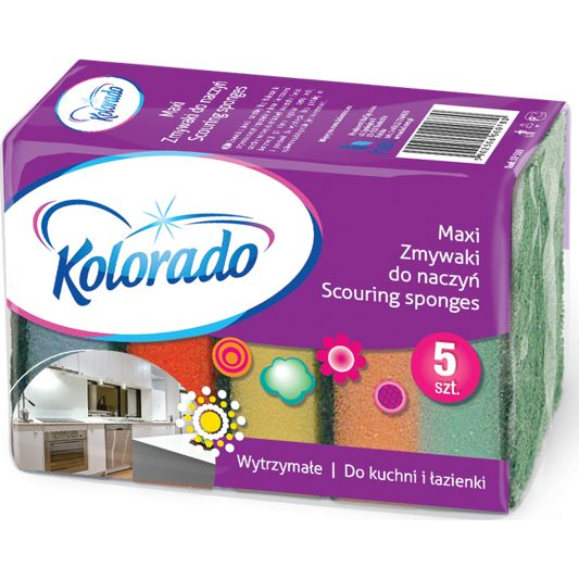  Kolorado Gąbki do naczyń Maxi 5szt.