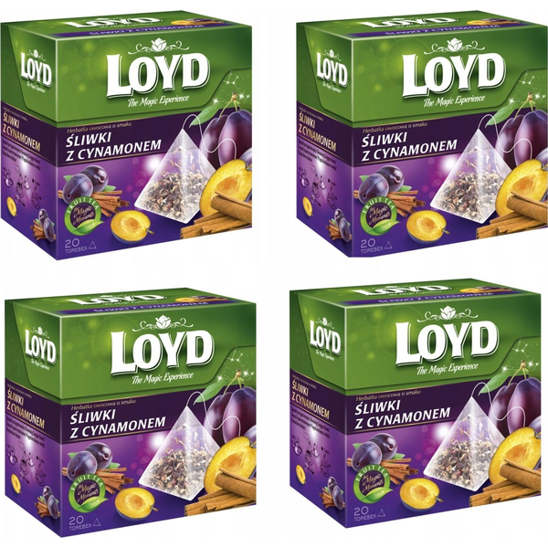 Loyd Tea Szilva-Fahéj 20x2g