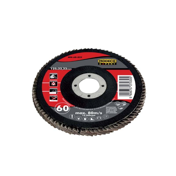 Modeco Ściernica listkowa wypukła 125mm granulacja 40 (MN-68-821)