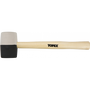 Topex Gumikalapács 63 mm/680 G, Fekete és Fehér Gumi