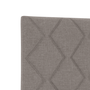 LED Fejtámla Gyémánt Blokkok Mintás Taupe 100 cm Szövetben