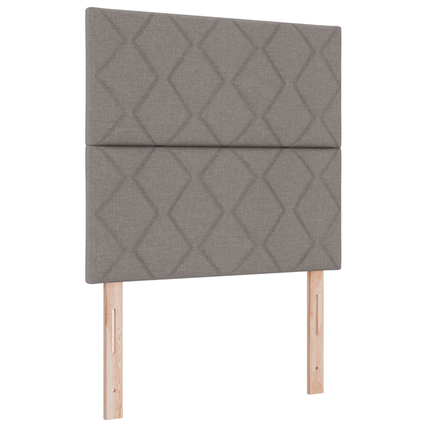LED Fejtámla Gyémánt Blokkok Mintás Taupe 100 cm Szövetben