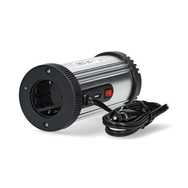 Nedis PIM15012FGY 12V DC - 230V AC inverter, 150W, csatlakozás: szivargyújtós
