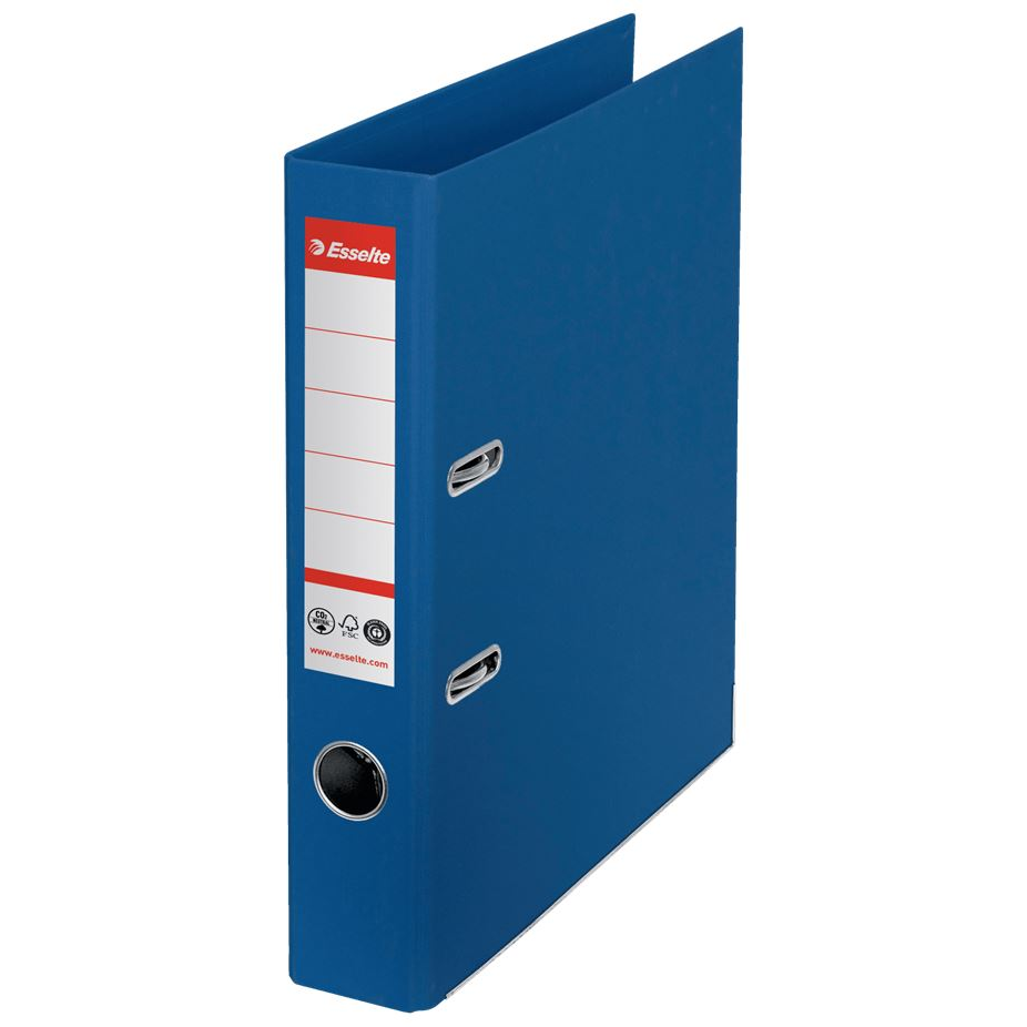 Esselte No.1 környezetbarát iratrendező 50mm széles gerinc kék (627572) (ess627572)