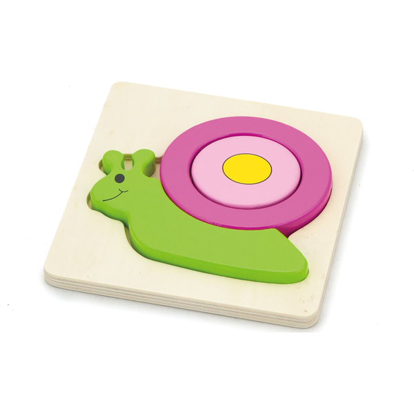  Viga Viga 59931 Pierwsze puzzle maluszka - ślimak (box) VIGA 59931 PIERWSZE PUZZLE MALUSZKA - ŚLIMAK (BOX) (1862, Viga)