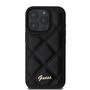 Guess PU bőr quilted tok iPhone 16 Pro Max készülékhez fekete