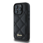 Guess PU bőr quilted tok iPhone 16 Pro Max készülékhez fekete