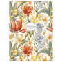 Shkolyaryk Füzet, tűzött, A4, vonalas, 80 lap,  "Flowers and plants", vegyes (SB805230L)