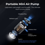 Flextail Tiny Pump X – Kompakt 3 az 1-ben tölhető kempingpumpa, fekete (TYX800-BK-I)