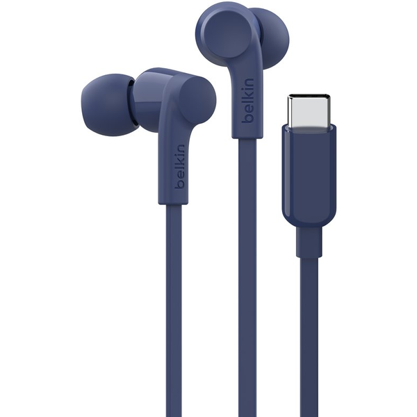 ROCKSTAR USB-C IN-EAR-KOPFHRER KABEL LAUTSTRKEBEGR BLAU