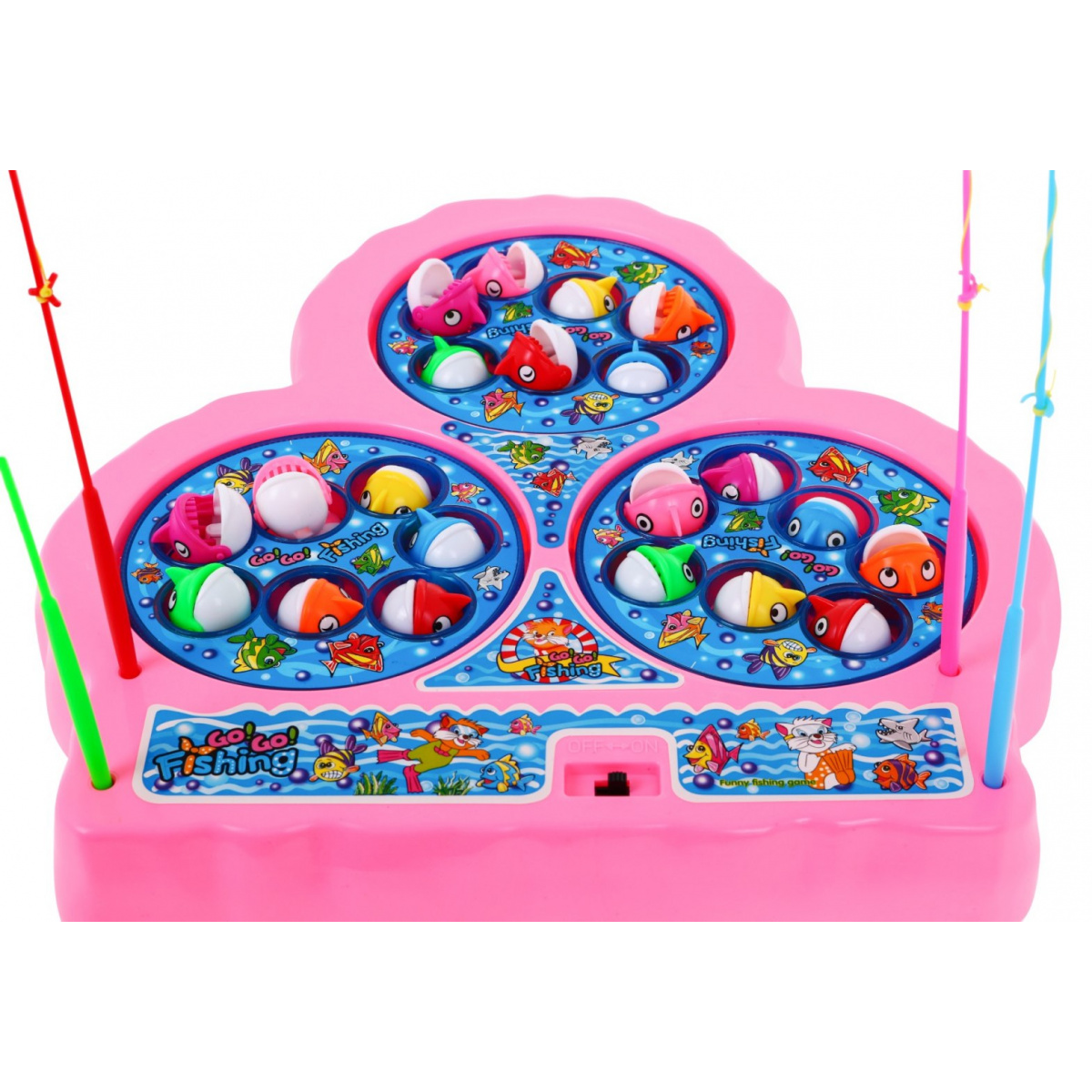 Dong Xin Happy Fishing Horgász Játék - Rózsaszín (ZGR.355.ROZ)