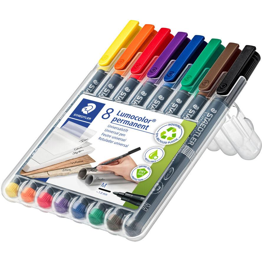 Permanentný popisovač Staedtler 8 ks (317 WP8)