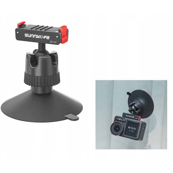 SunnyLife Uchwyt Przyssawka Szybkozłączka 1/4"" Magnes Dji Osmo 360 3 4 Action 5 Pro / Sc114-d