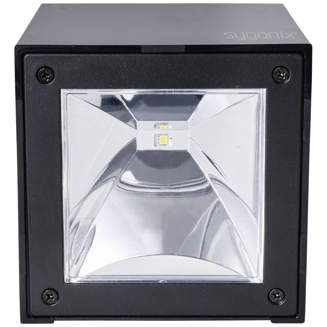 Sygonix napelemes fali lámpa fekete (SY-5499356) (SY-5499356)