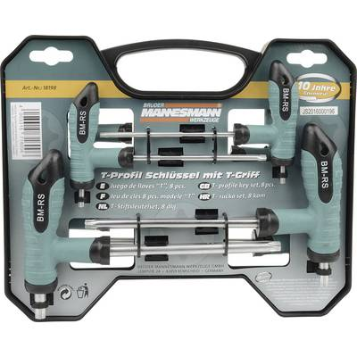 Műhely Csavarhúzó készlet 8 részes Brüder Mannesmann T profil (M18198)