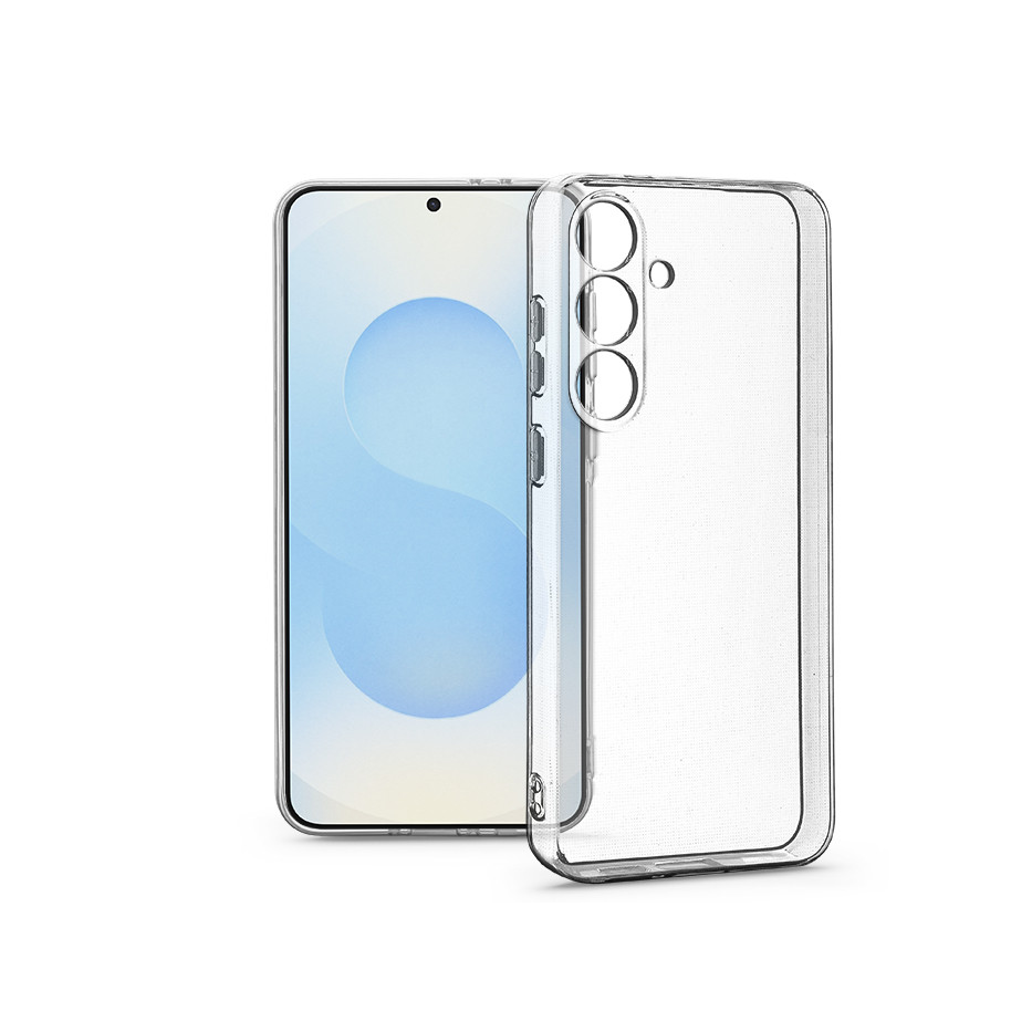 Haffner Clear Case kameravédős szilikon tok - Samsung SM-S936 Galaxy S25+ - átlátszó (HF338854)