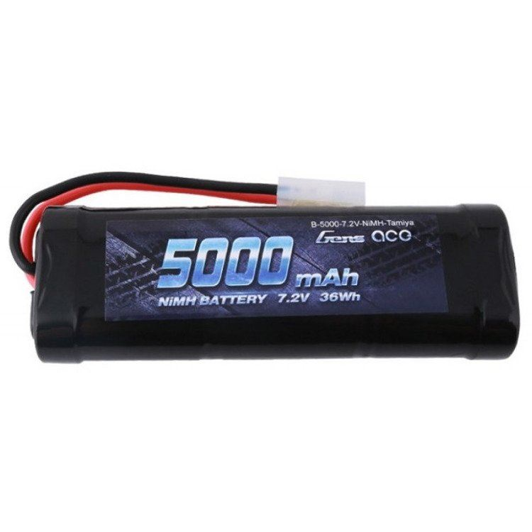Gens Ace 5000mAh 7.2V NiMH Tamiya akkumulátor (B-5000-7.2V-NiMH-Tam) (B-5000-7.2V-NiMH-Tam)