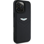 Aston Martin ASHCP16LPVIK HC Leather Victory Design Tok IPhone 16 Pro - Fekete